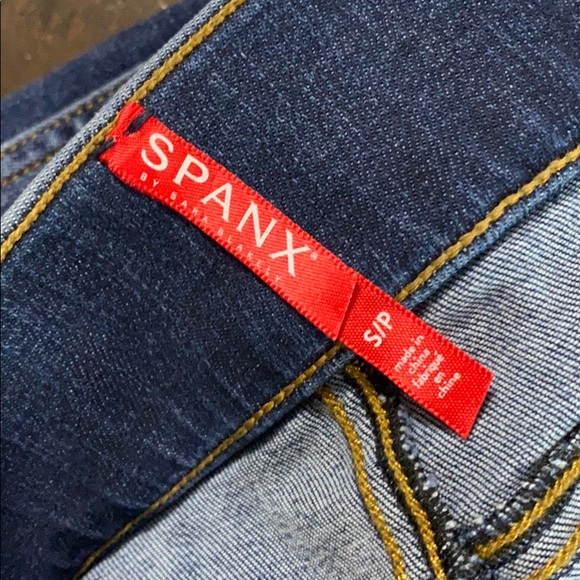 SOLD! SPANX Distressed Ankle Skinny Jeans sz S - Picture 8 of 9